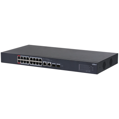 DAHUA CS4218-16ET-240 16 PORT 16XFE-2XGE-2XGE/SFP YÖNETİLEBİLİR MEGABİT 240W POE SWİTCH