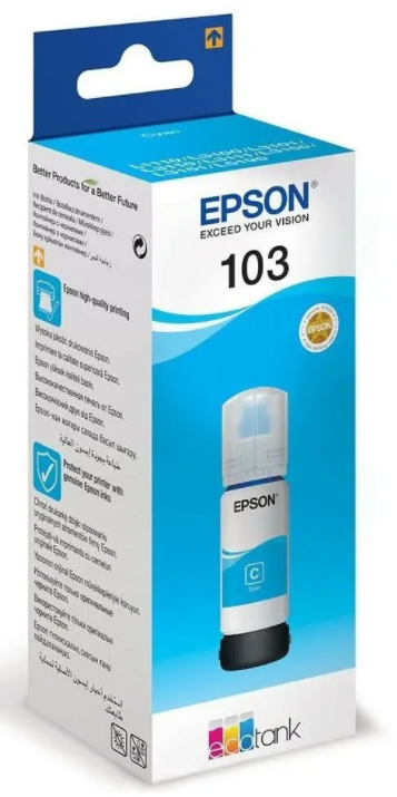 EPSON 103 ECOTANK MAVİ ŞİŞE MÜREKKEP (C13T00S24A)