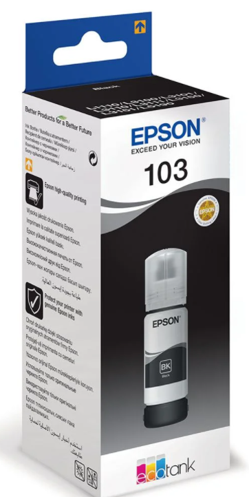 EPSON 103 ECOTANK SİYAH ŞİŞE MÜREKKEP (C13T00S14A)
