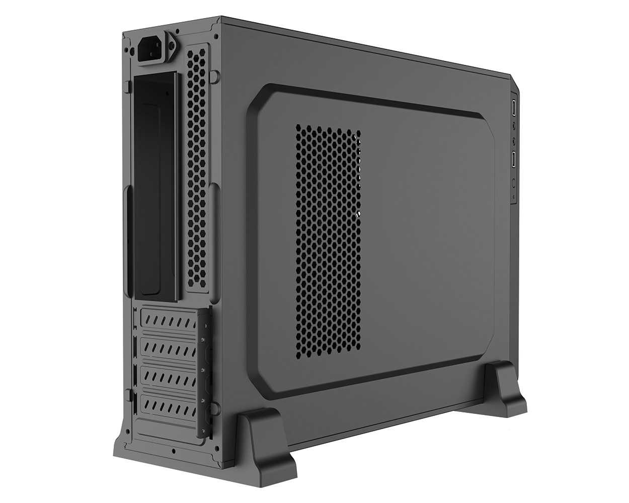 FRISBY FC-S6060B 300W SİYAH SLIM mATX KASA