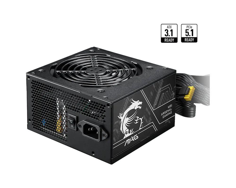 MSI MAG A750BN PCIE5 II 750W 80+ Bronze NMODULAR