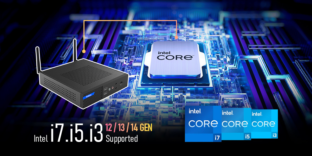 PRITTEC OX2 Q7-TH610L MINI PC I5-12400 / 16GB /512 Nvme M2 / Free Dos